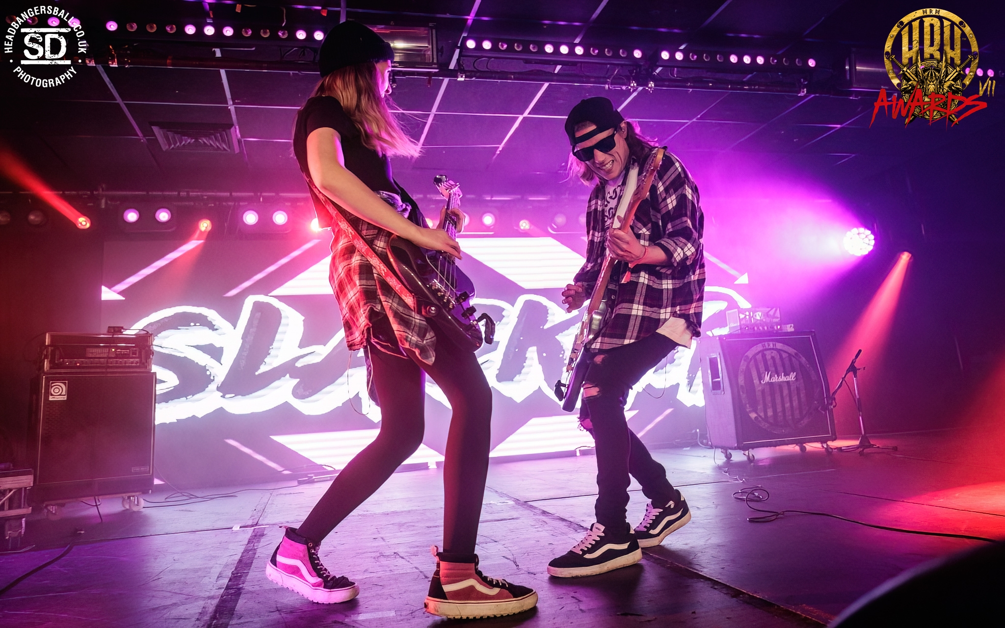 Slackrr at the Hard Rock Hell Festival Awards in 2024.