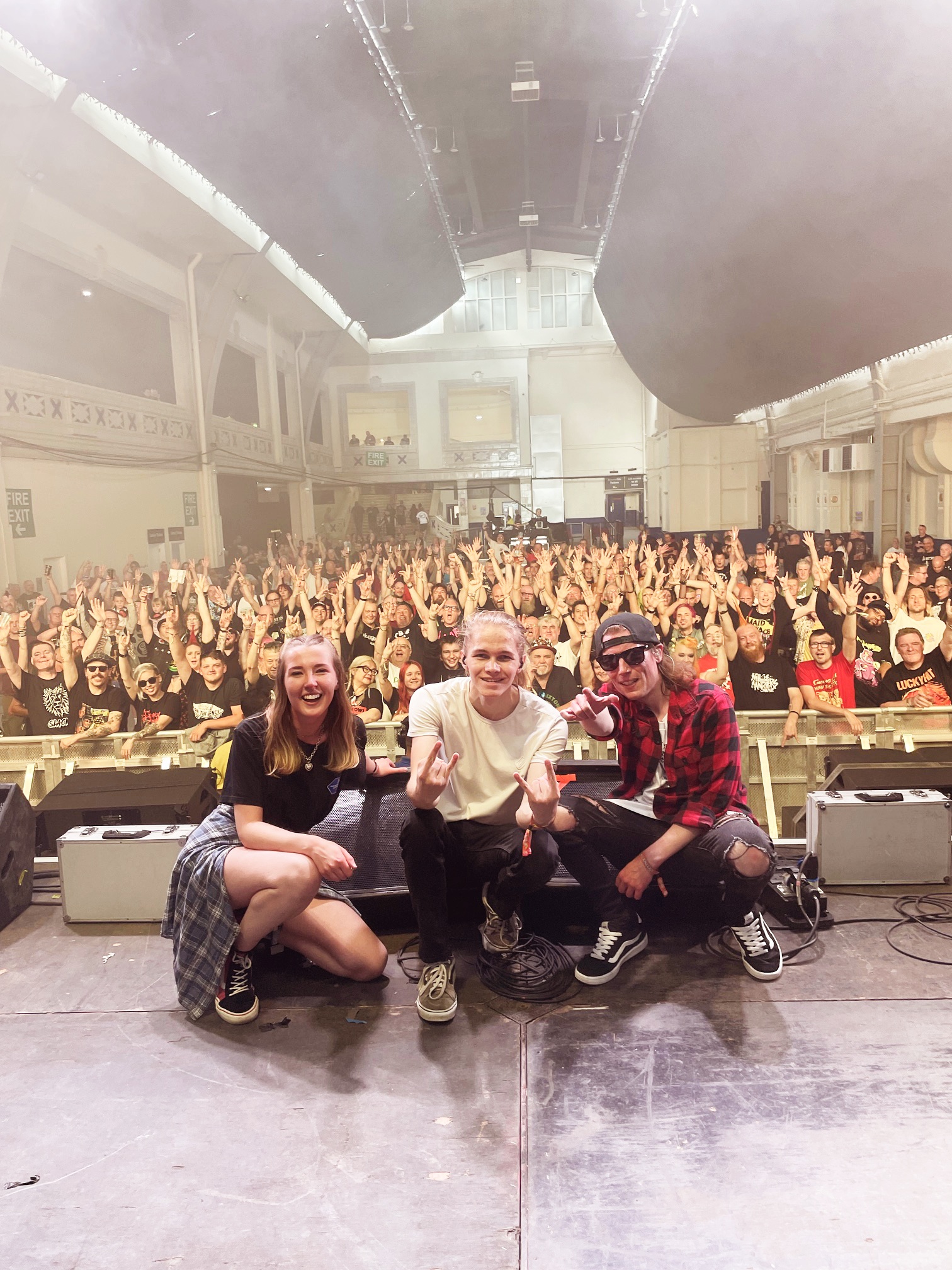 Slackrr after playing at Rebellion Festival in 2024.