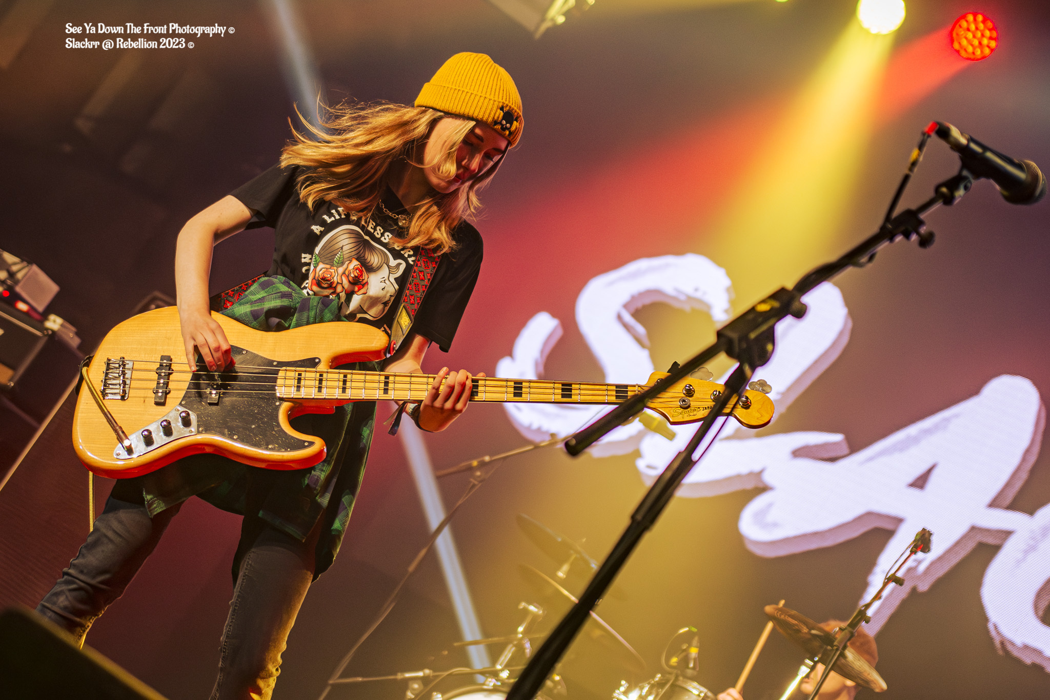 Slackrr performing at Rebellion Festival in 2023 on the Empress Mainstage.