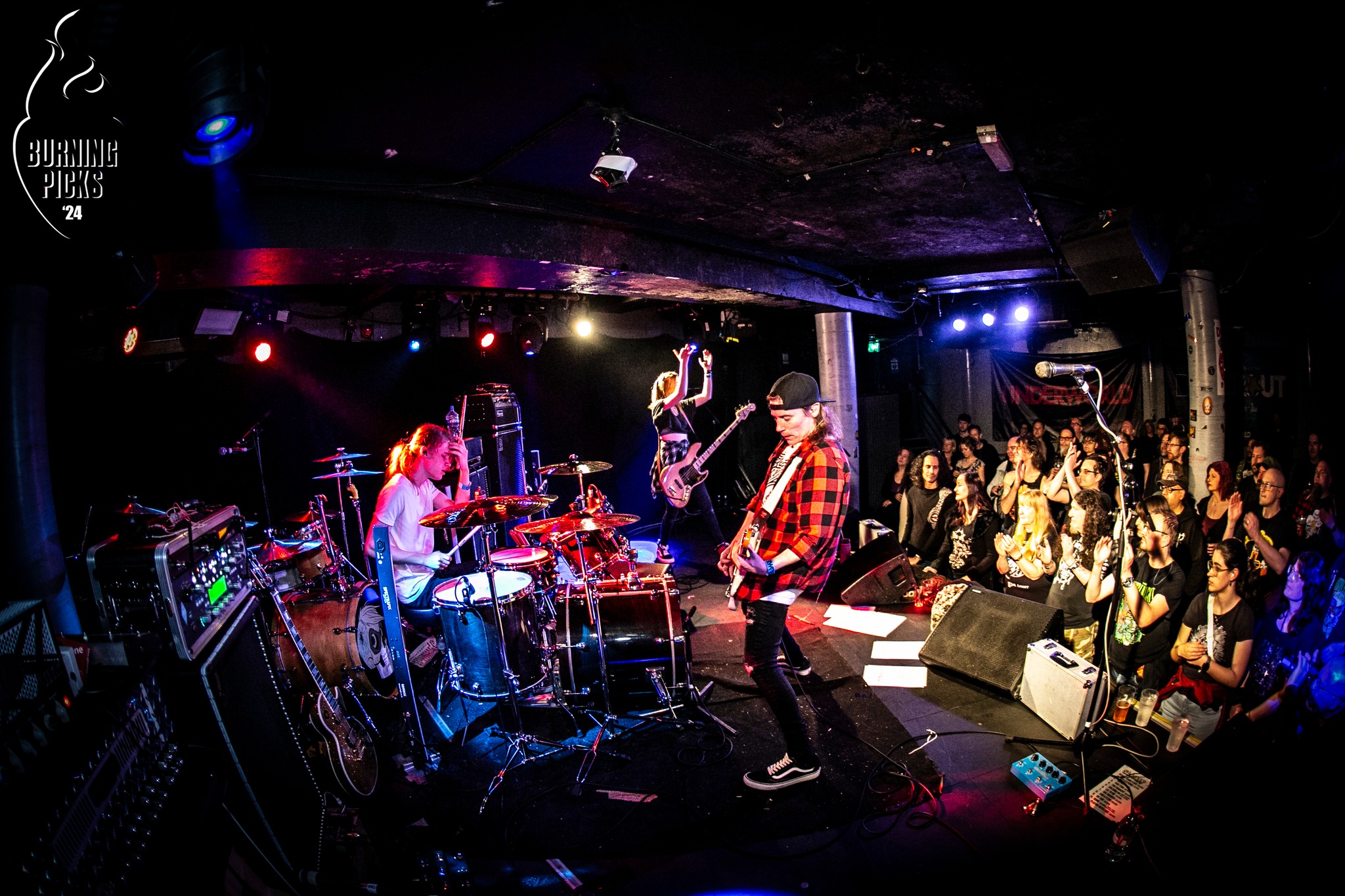 Slackrr performing at The Underworld in London.