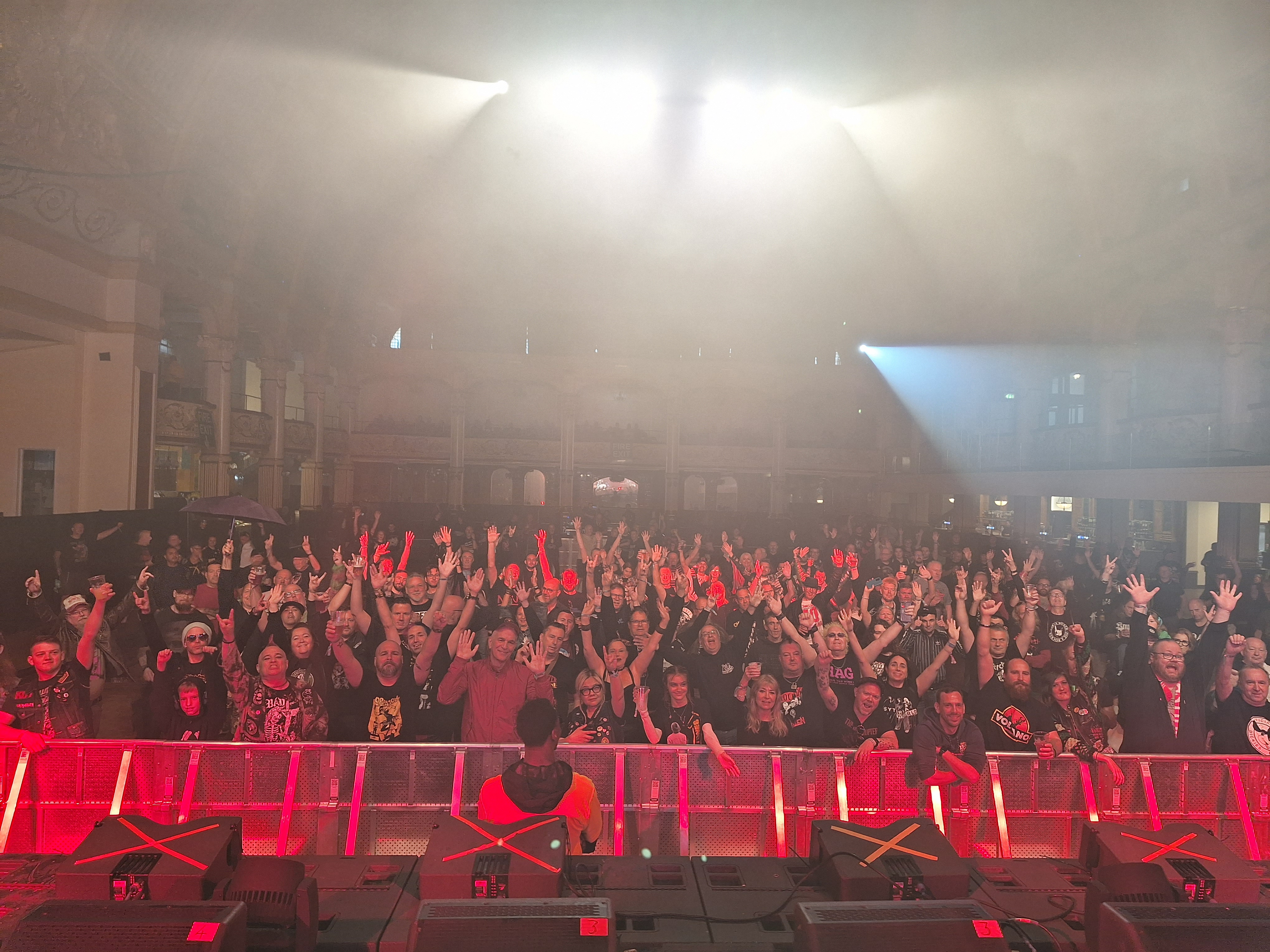 A picture of Slackrr's crowd at Rebellion Festival in 2023.